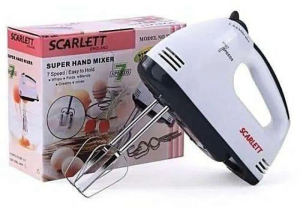 Electric Egg Beater-Scarlett (No Warranty)(ইলেকট্রিক এগ বিটার-স্কারলেট (কোনো ওয়ারেন্টি নেই))