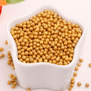 Golden Sugar pearl (2mm) glossy- 50 GM(গোল্ডেন সুগার পার্ল (২মিমি) গ্লসি- ৫০গ্রাম)