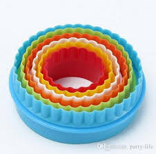 5 Pcs Square Cookie Cutter Set( ৫ পিস বর্গাকার কুকি কাটার সেট)