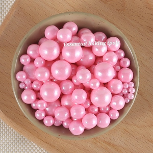 Mix pink sugar pearl -50 gm(গোলাপী চিনির মুক্তা মেশান -৫০ গ্রাম)