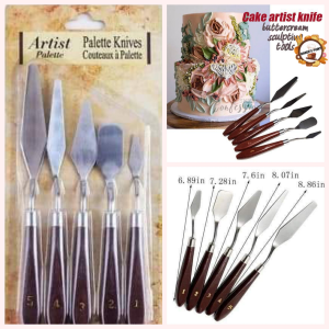 5 Pcs Palette/Painting Knives Set(৫ পিস প্যালেট/পেইন্টিং নাইফ সেট)